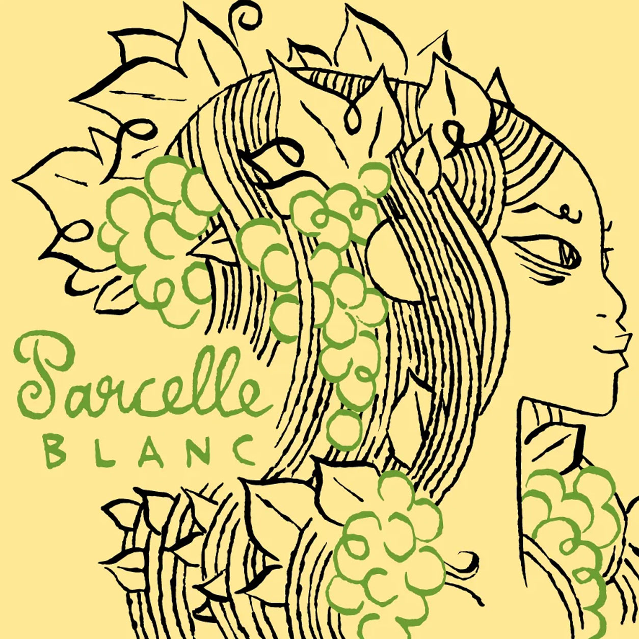 Parcelle Blanc beer artwork