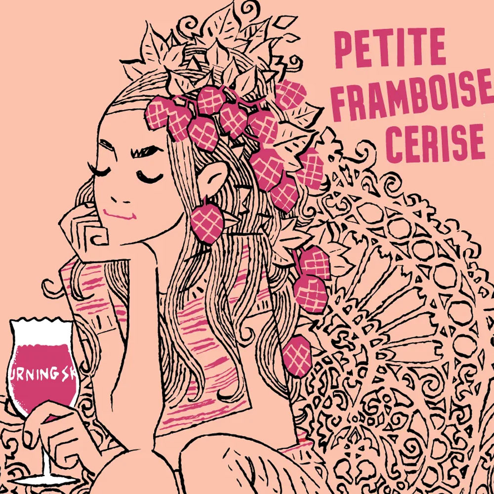 Petite Framboise-Cerise beer artwork
