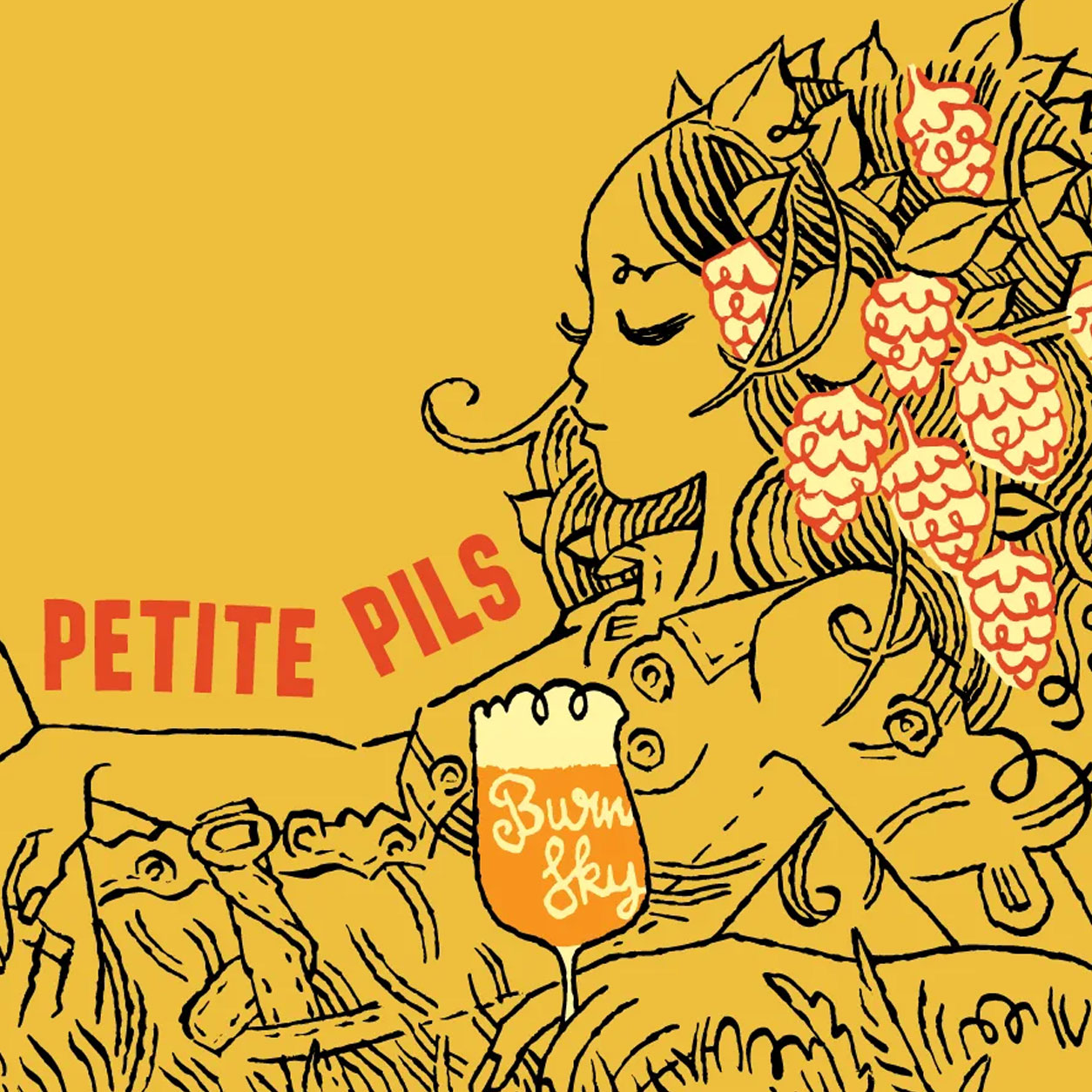 Petite Pils beer artwork