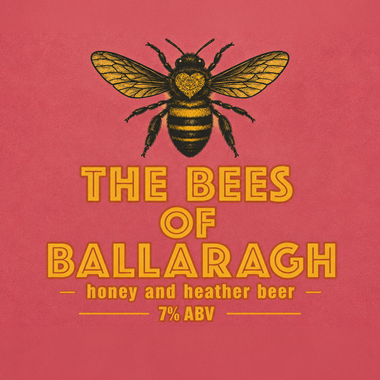 The Bees Of Ballaragh beer artwork
