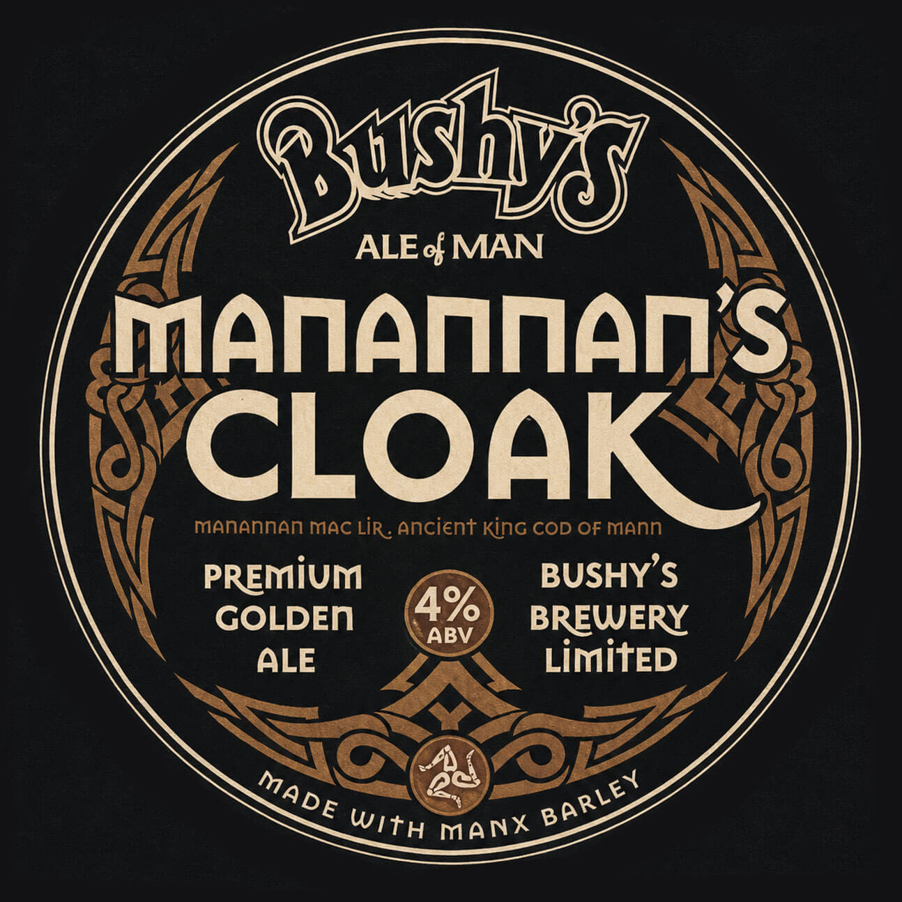 Manannan's Cloak beer artwork