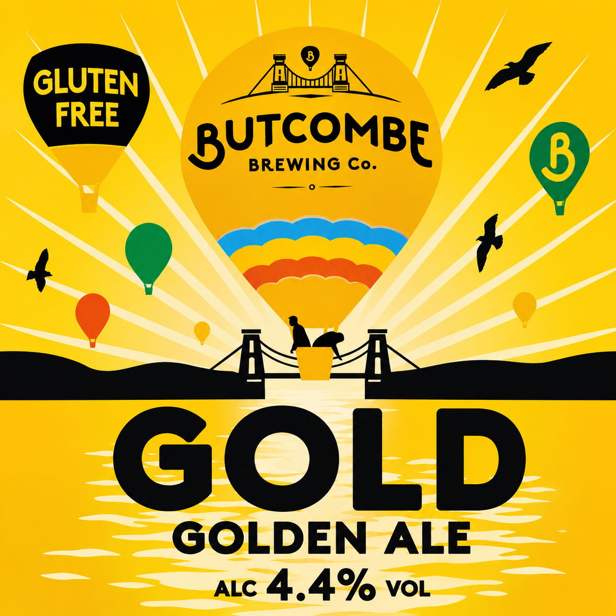 Butcombe Gold beer artwork