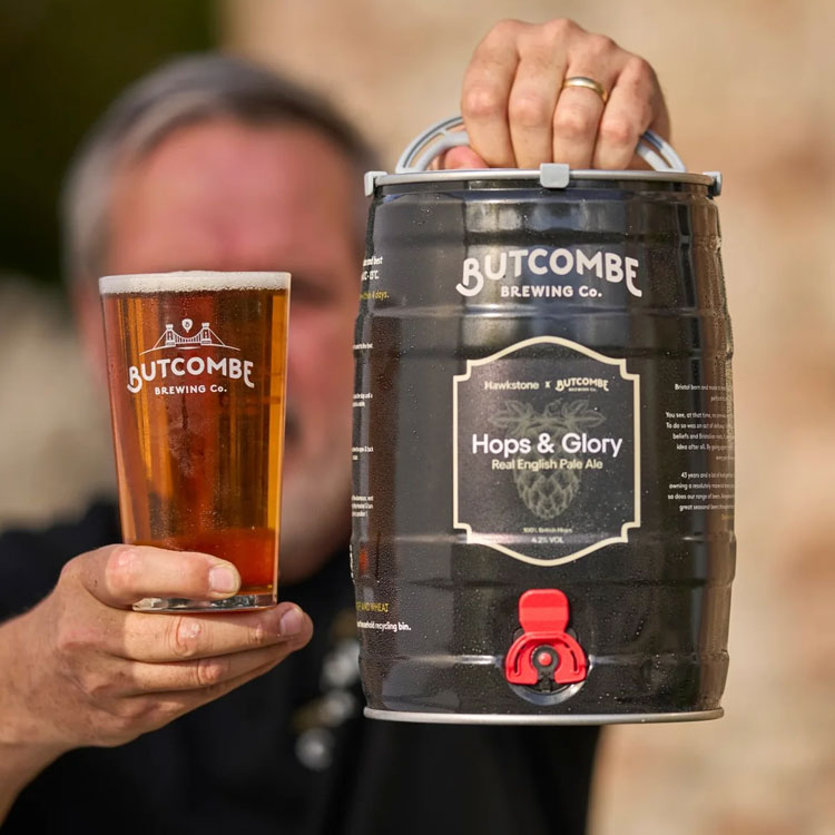 Hops & Glory beer artwork