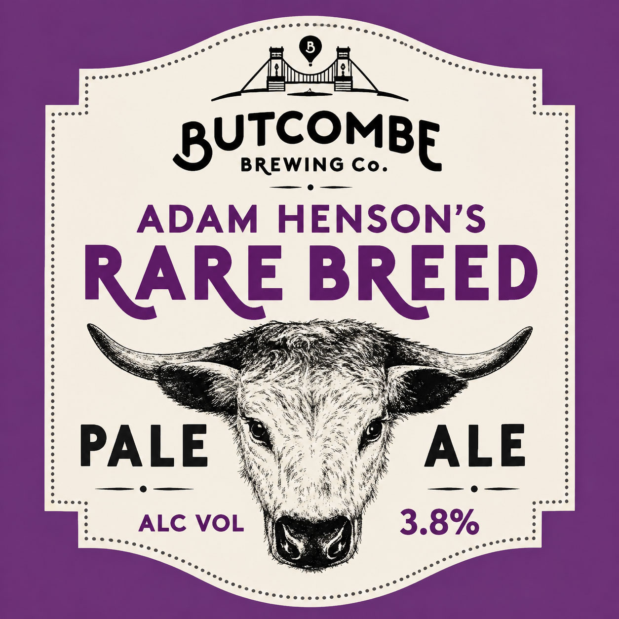 Rare Breed beer artwork
