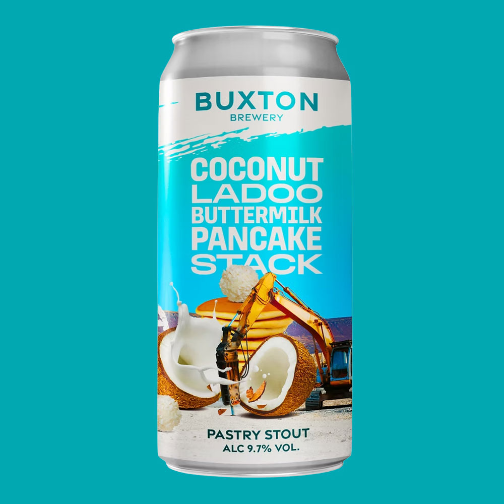Coconut Ladoo Buttermilk Pancake Stack beer artwork