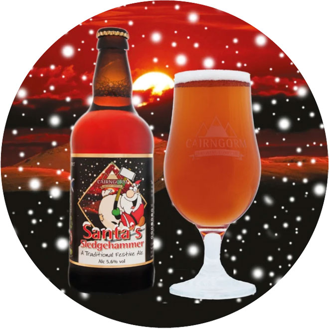 Santa's Sledgehammer beer artwork