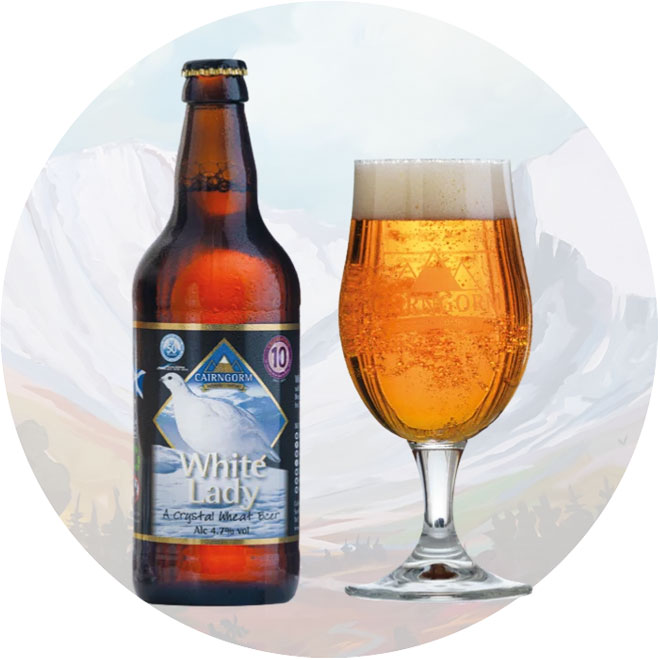 White Lady beer artwork