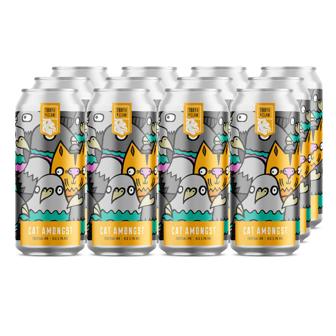 Cat Amongst beer artwork