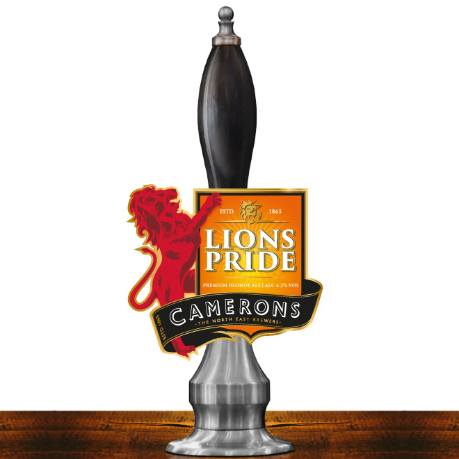 Lions Pride beer artwork