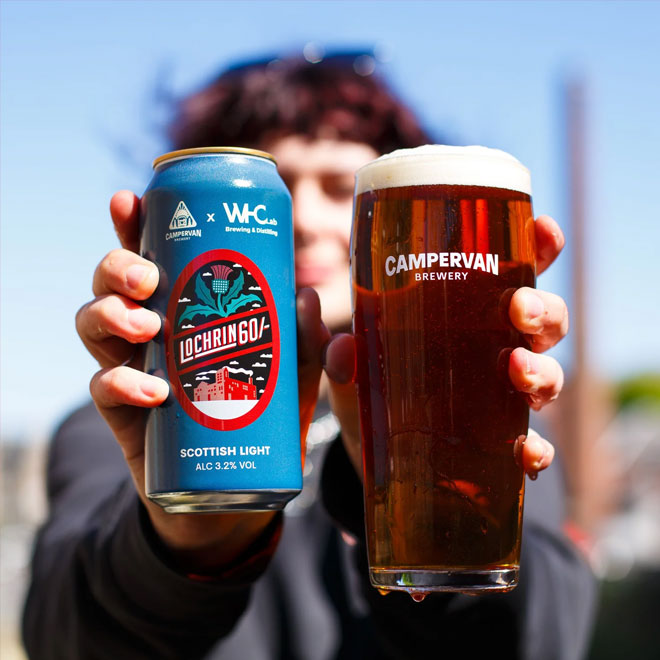 Artwork for Lochrin 60/- by Campervan Brewery