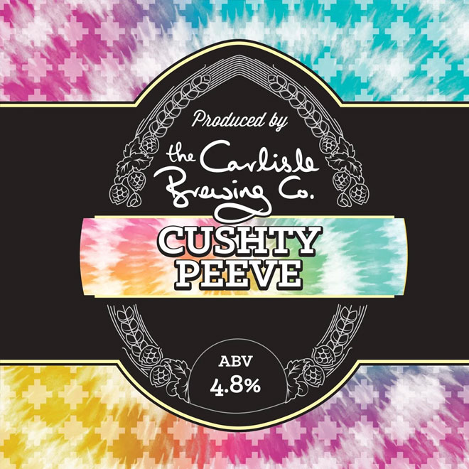 Cushty Peeve beer artwork