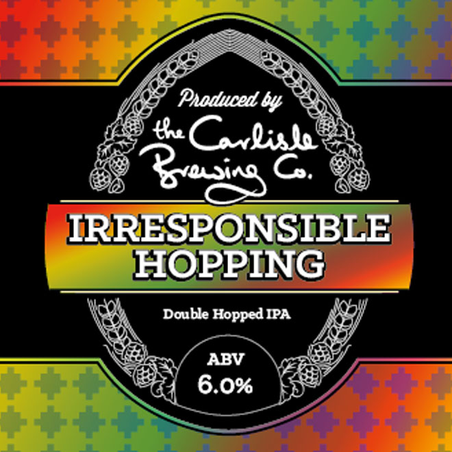 Irresponsible Hopping beer artwork