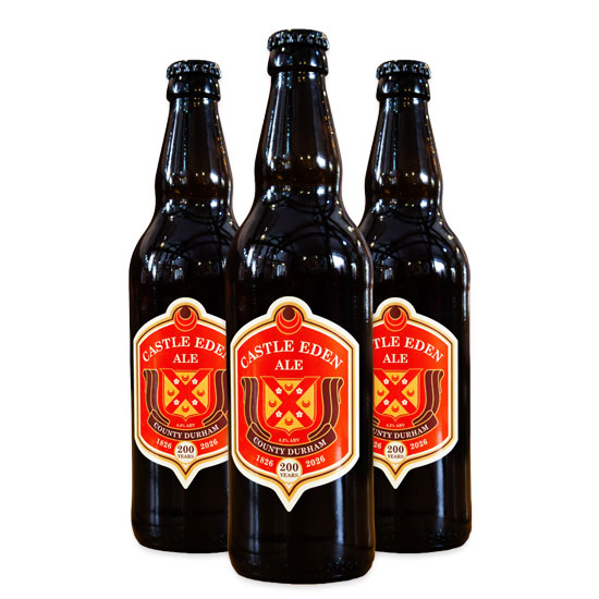 Castle Eden Ale beer artwork