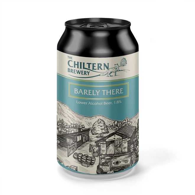 Barely There beer artwork