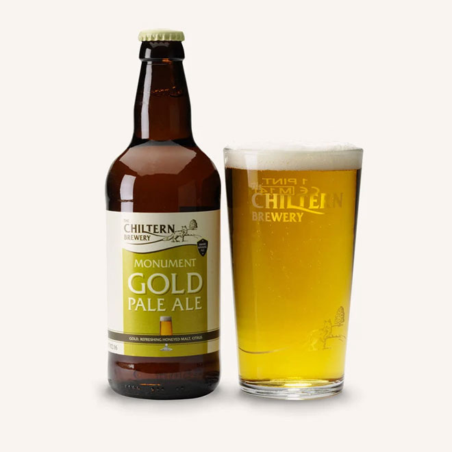 Monument Gold beer artwork