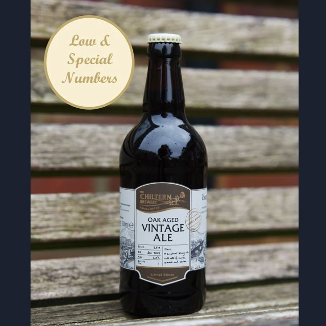 Oak Aged Vintage beer artwork