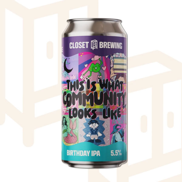 This Is What Community Looks Like beer artwork
