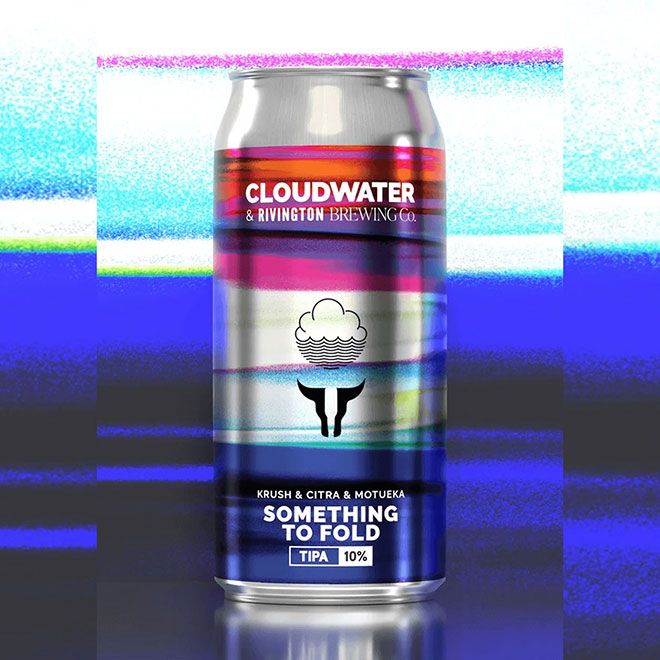 Something To Fold x Rivington beer artwork