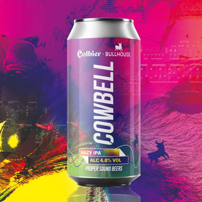 Cowbell beer artwork
