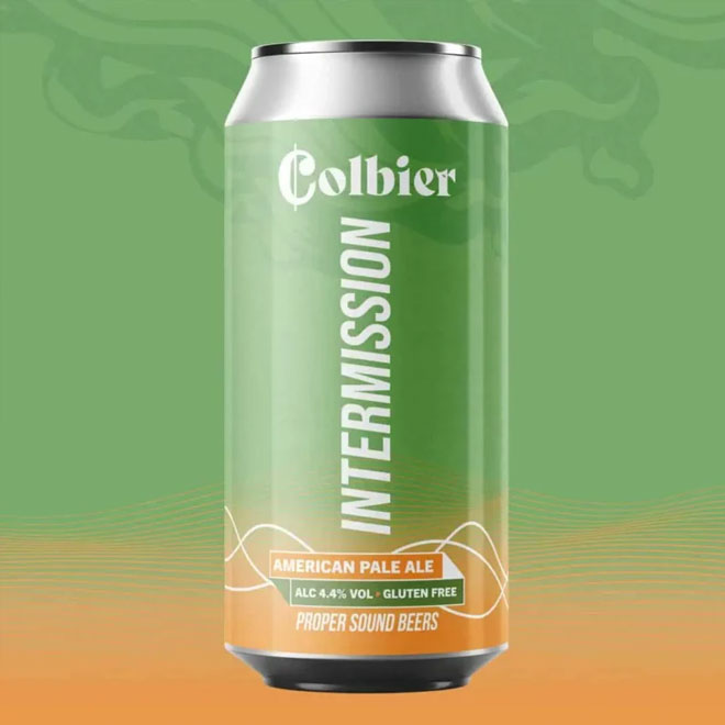 Intermission beer artwork