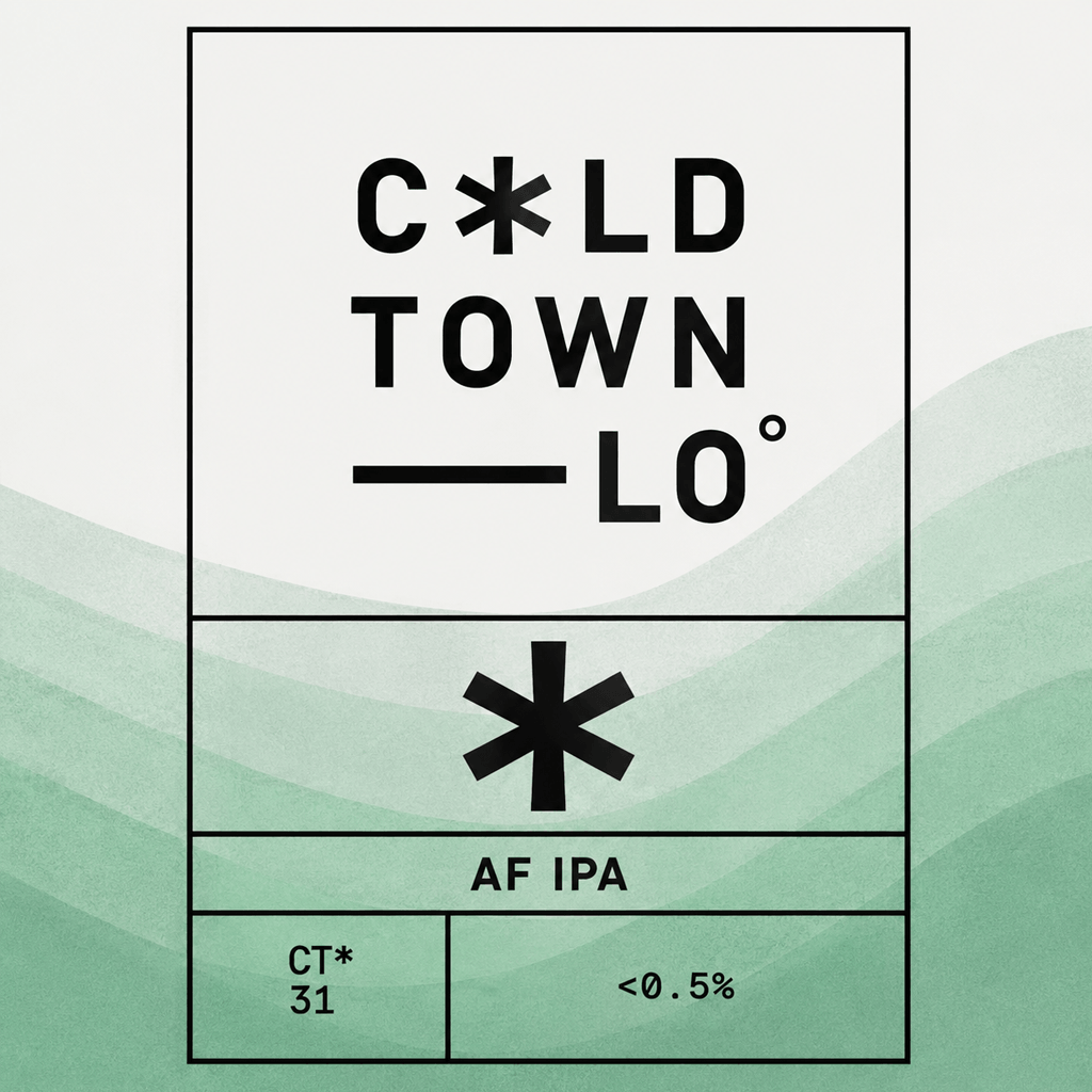 AF IPA beer artwork