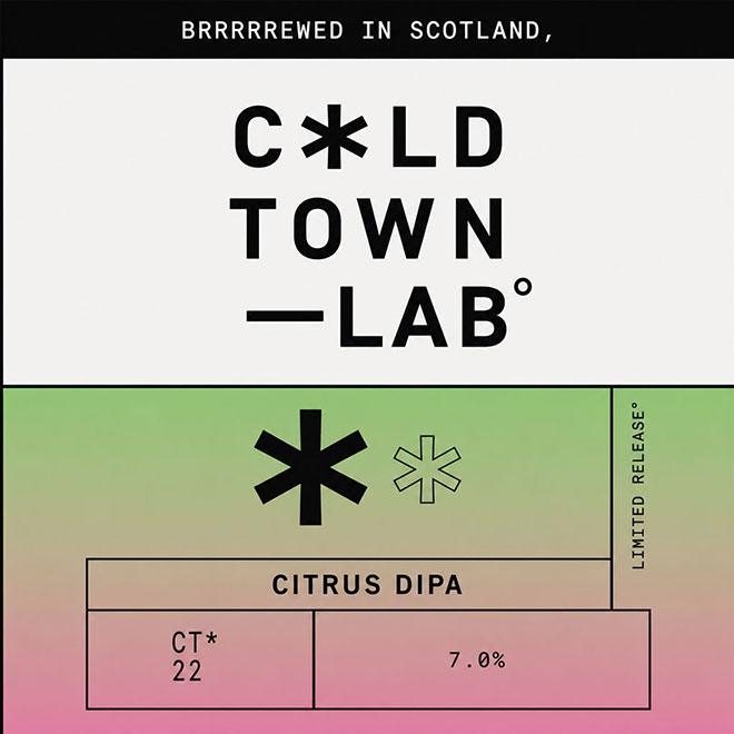Citrus DIPA beer artwork