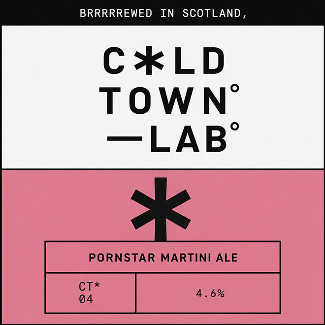 Pornstar Martini Ale beer artwork