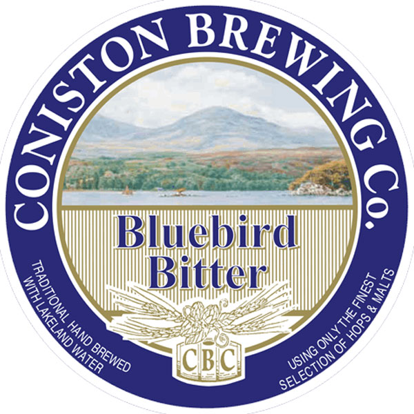 Bluebird Bitter beer artwork