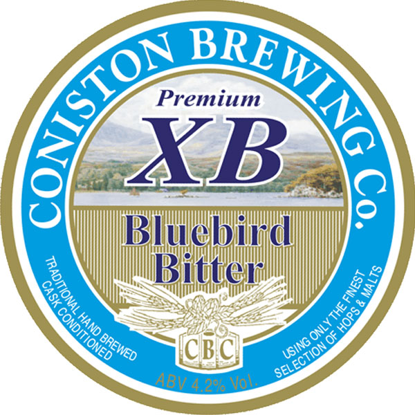 Bluebird Premium XB beer artwork