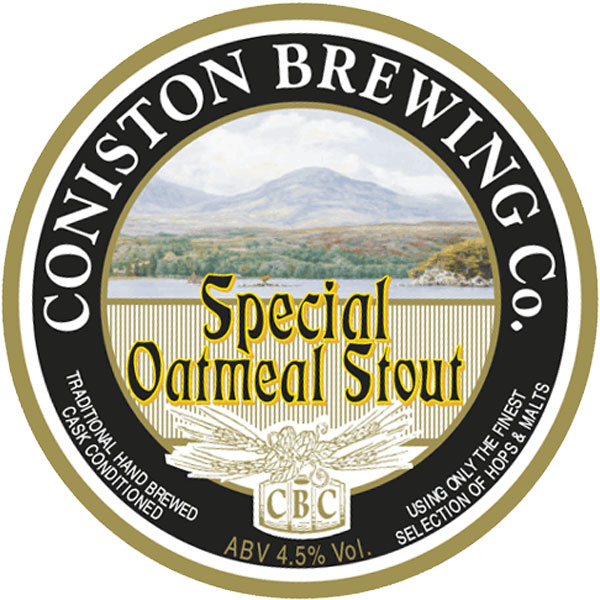 Special Oatmeal Stout beer artwork