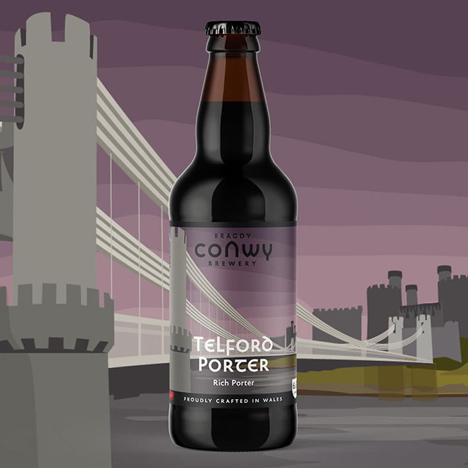 Telford Porter beer artwork