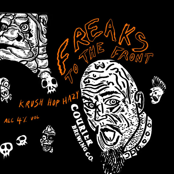 Freaks to the Front beer artwork