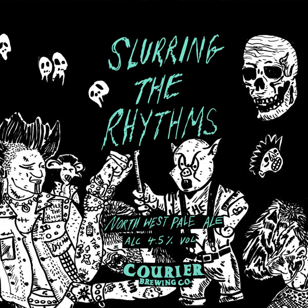 Slurring the Rhythms beer artwork