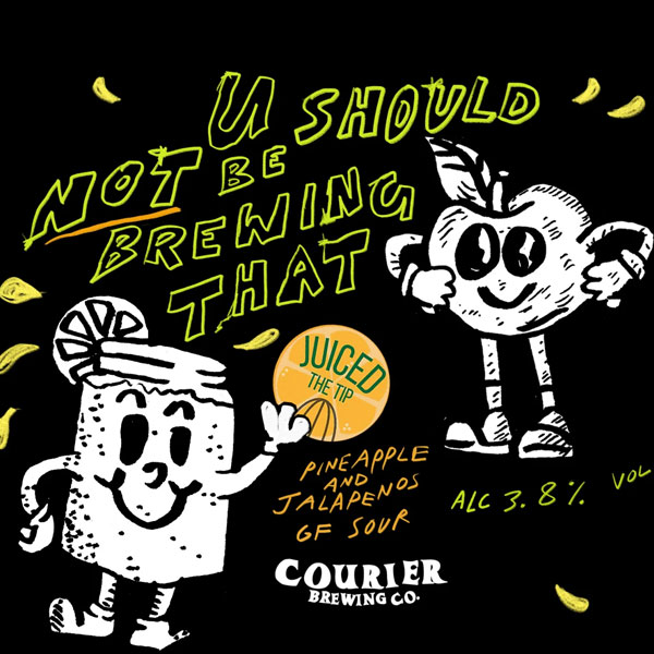 U Should Not Be Brewing That beer artwork