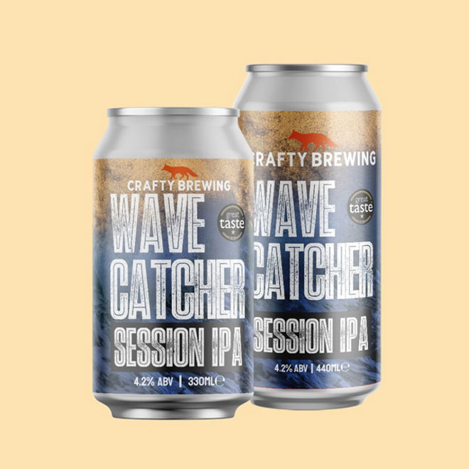Wave Catcher beer artwork