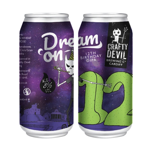 Dream On beer artwork