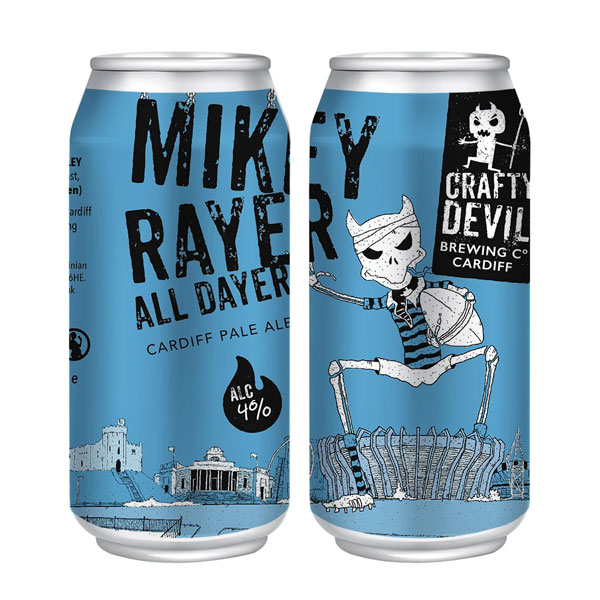 Mikey Rayer All Dayer beer artwork