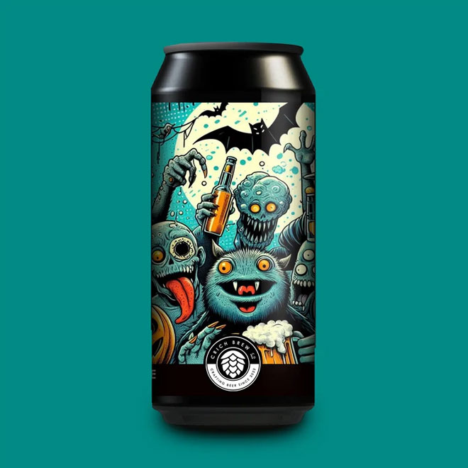 Hoppy Hoppy Halloween beer artwork