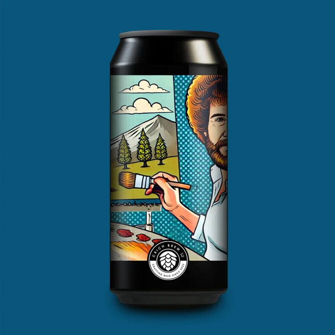 Hoppy Little Accidents beer artwork