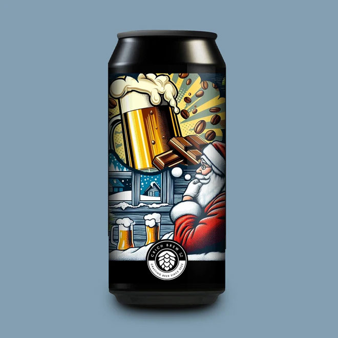 I'm Dreaming of a White Stout! beer artwork