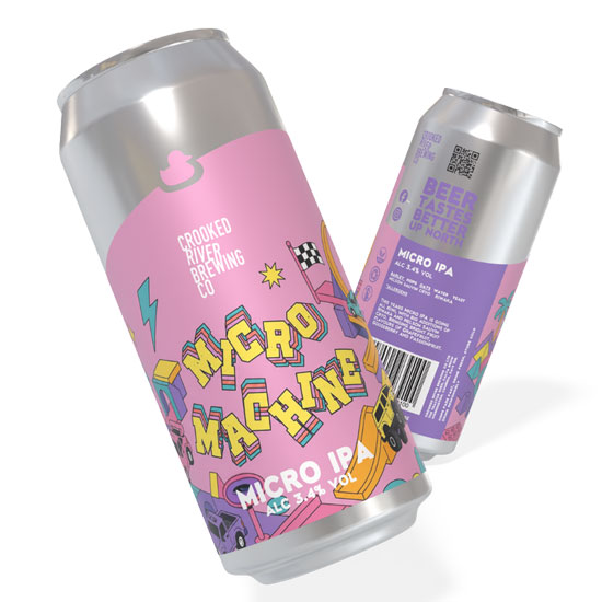Micro Machine beer artwork