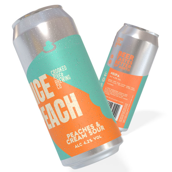 Nice Peach beer artwork