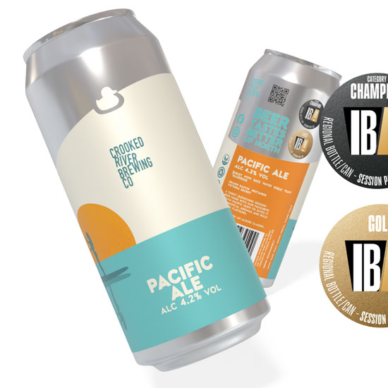 Pacific Ale beer artwork