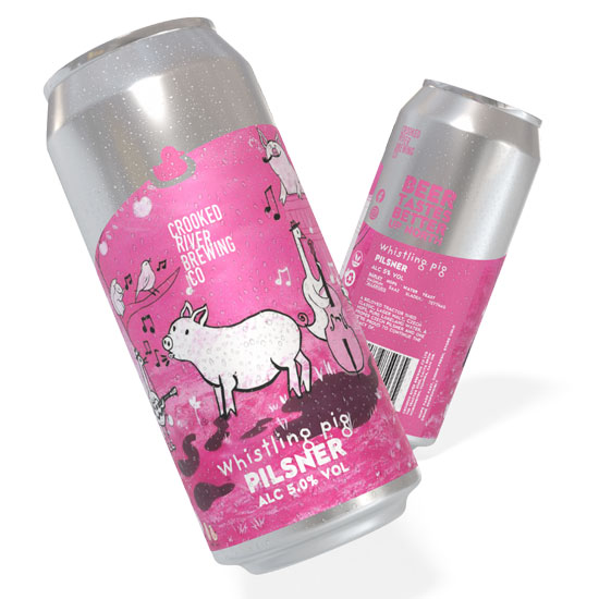 Whistling Pig beer artwork