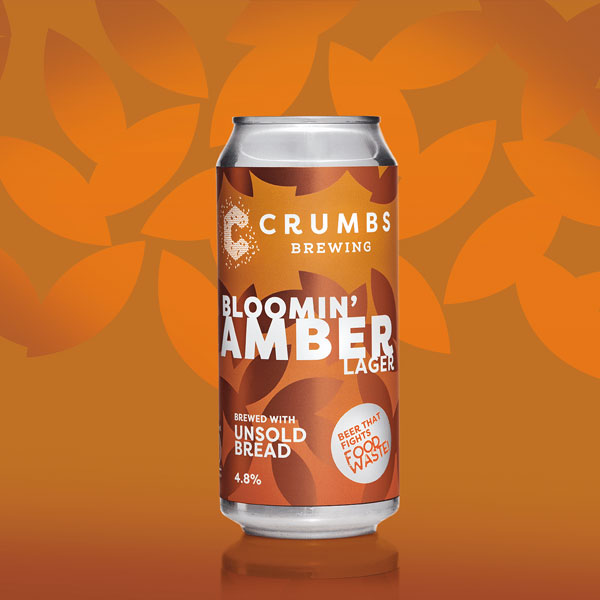 Bloomin’ Amber Lager beer artwork