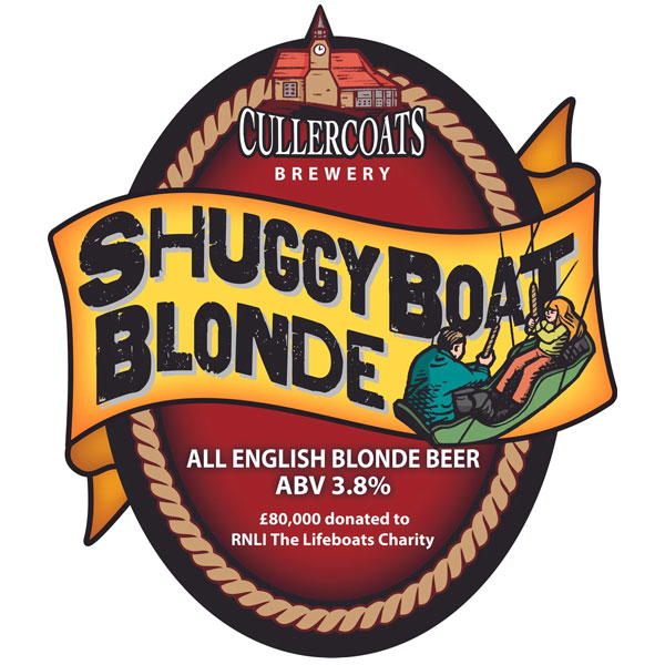 Shuggy Boat Blonde beer artwork