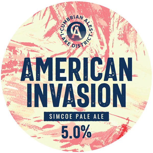 American Invasion beer artwork