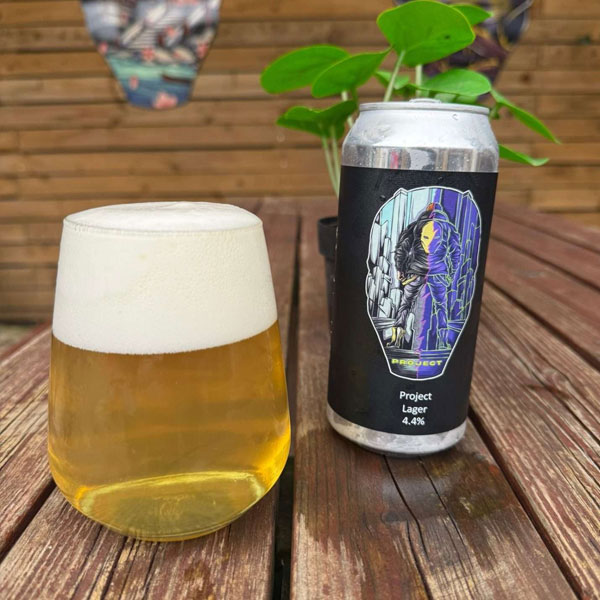 Project Lager beer artwork