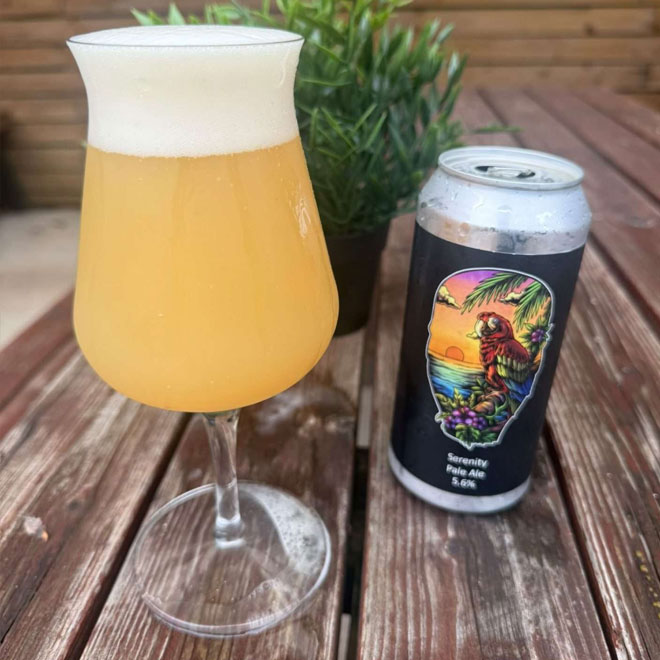 Serenity beer artwork