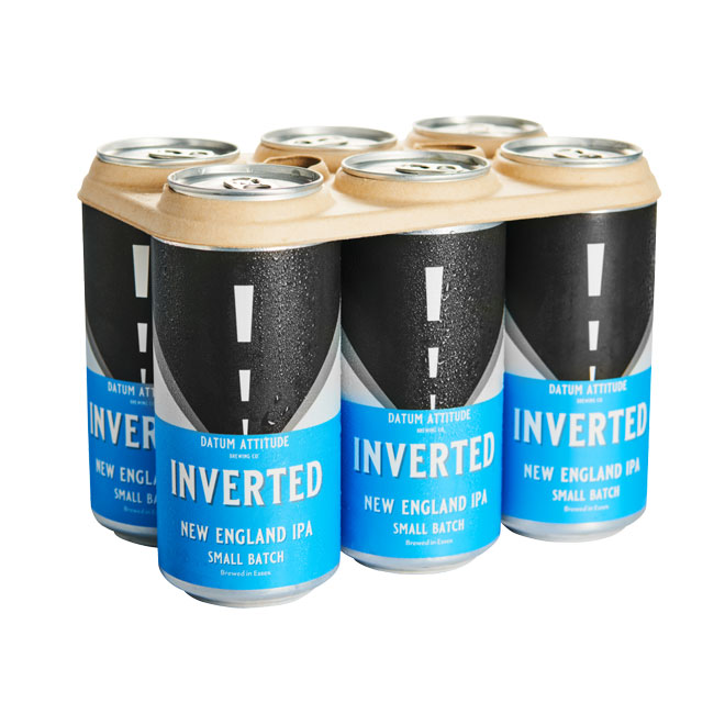Inverted beer artwork